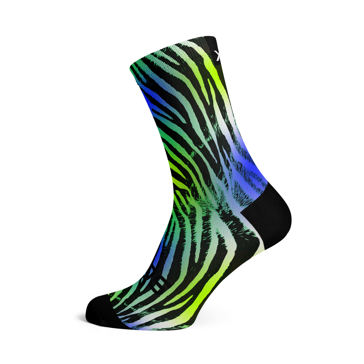 Electric Zebra Socks