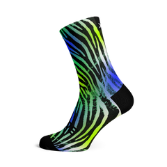 Electric Zebra Socks