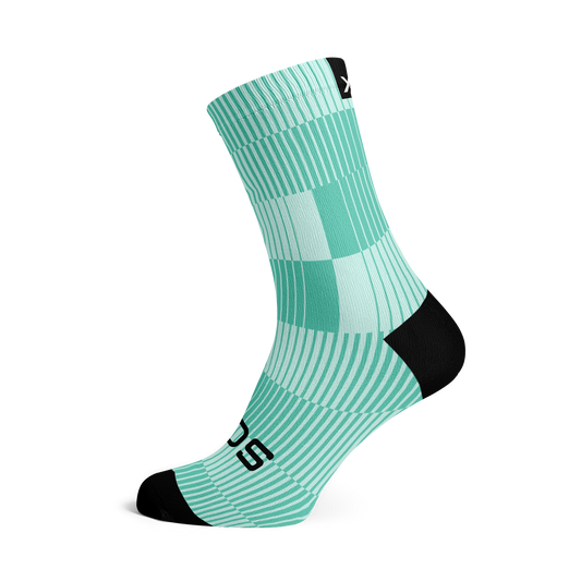 Slight Turquoise Socks