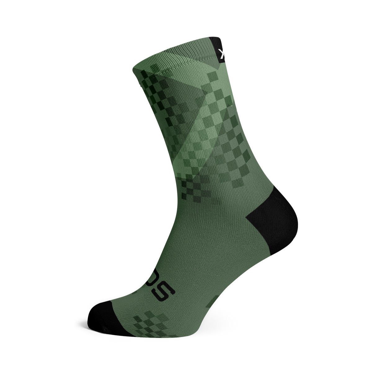 X Olive Socks