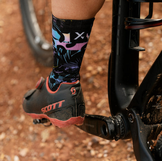 Pastel Black Socks