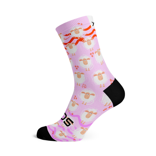 Pink Sheep Socks