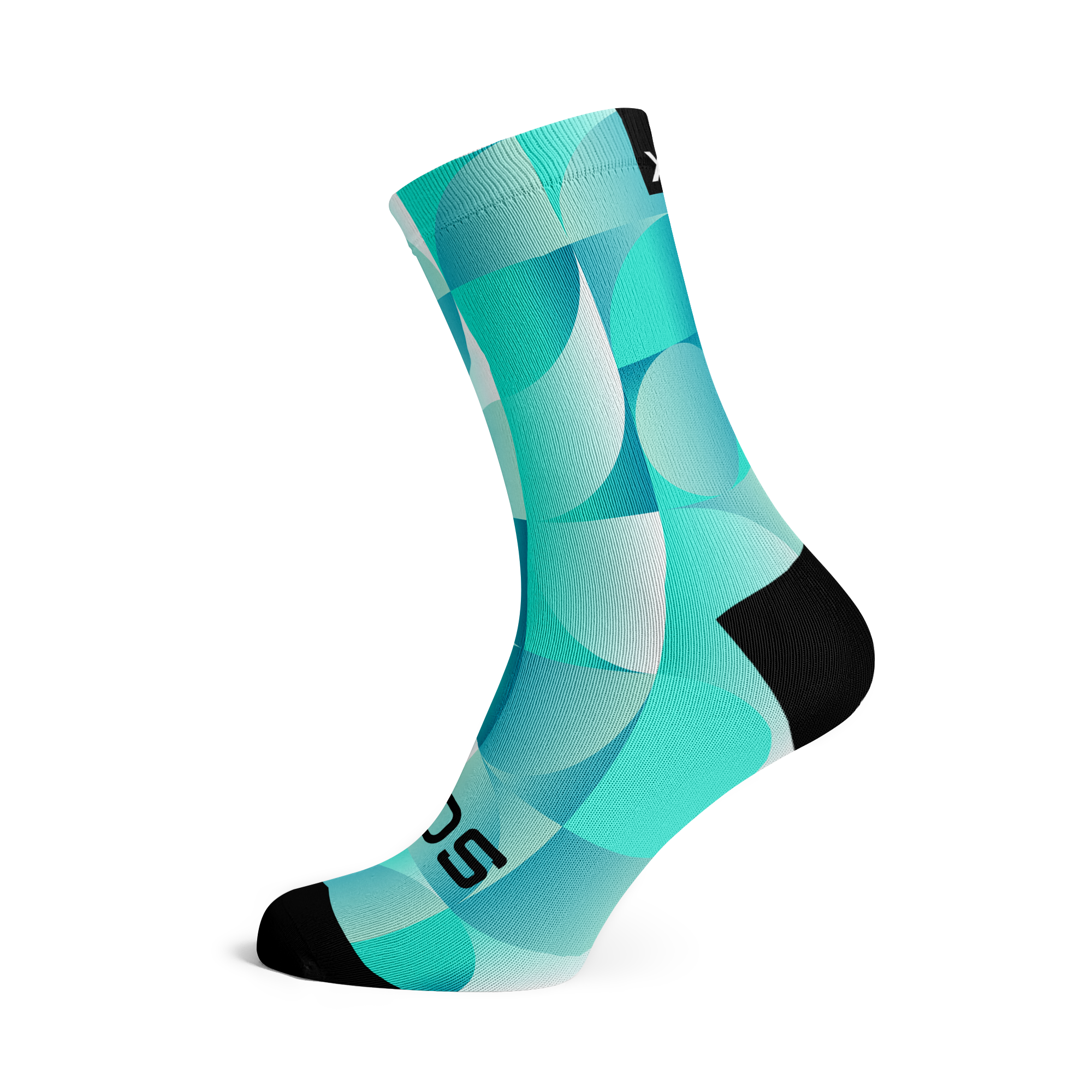Solid Turquoise Socks